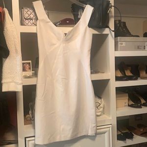 Black Halo Size 4 - White Cocktail Dress
